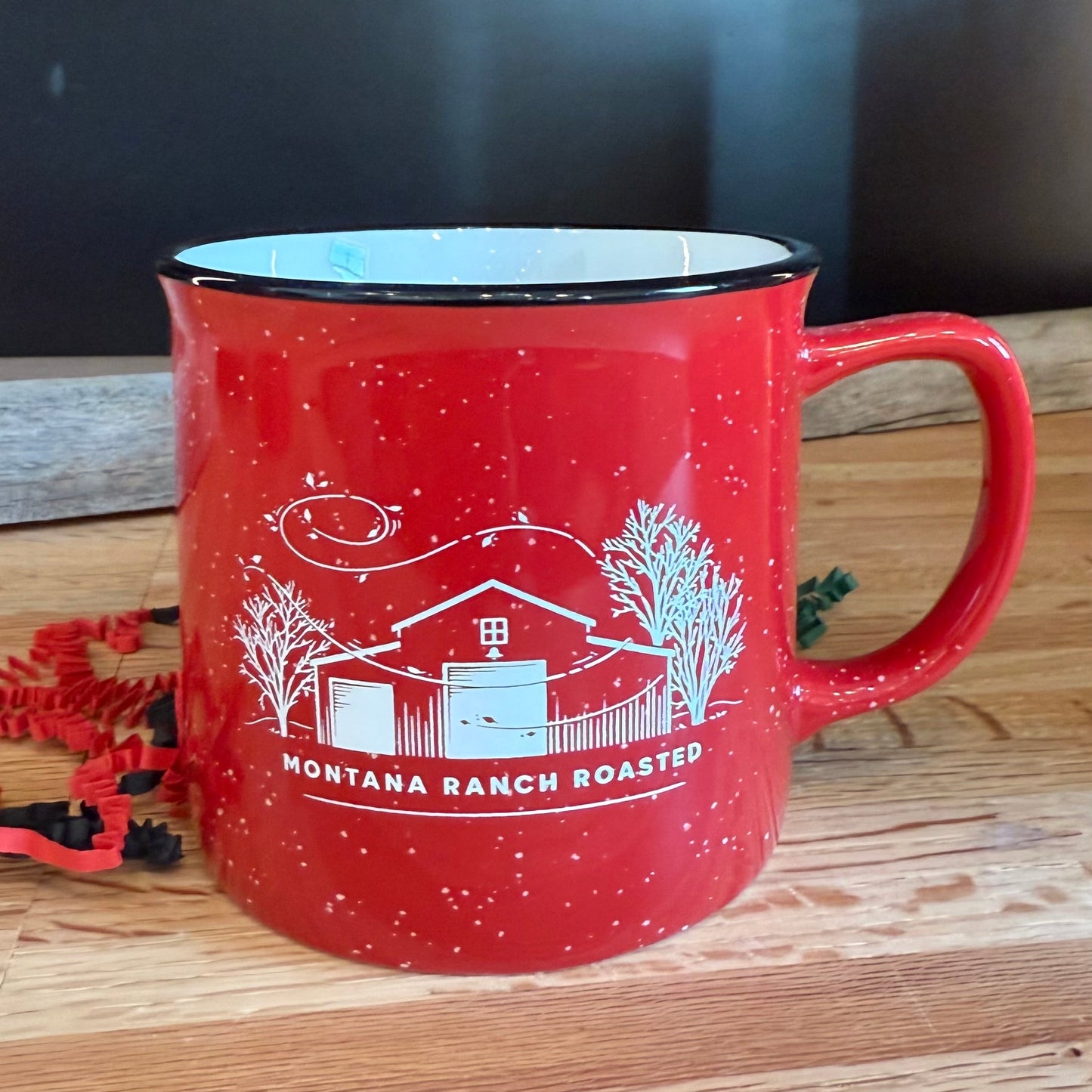 Cozy Up with Our Limited-Edition Red Fall Mug