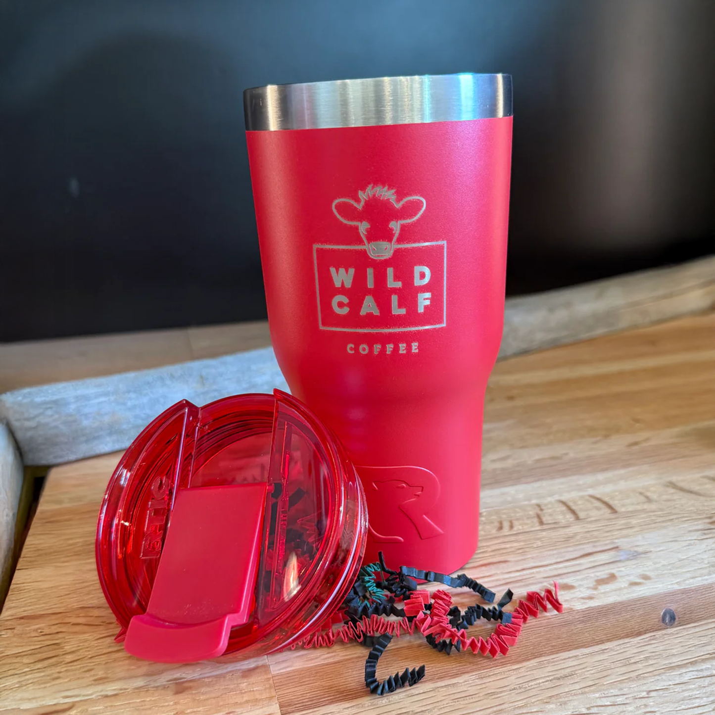 Wild Calf 20oz Red Tumbler