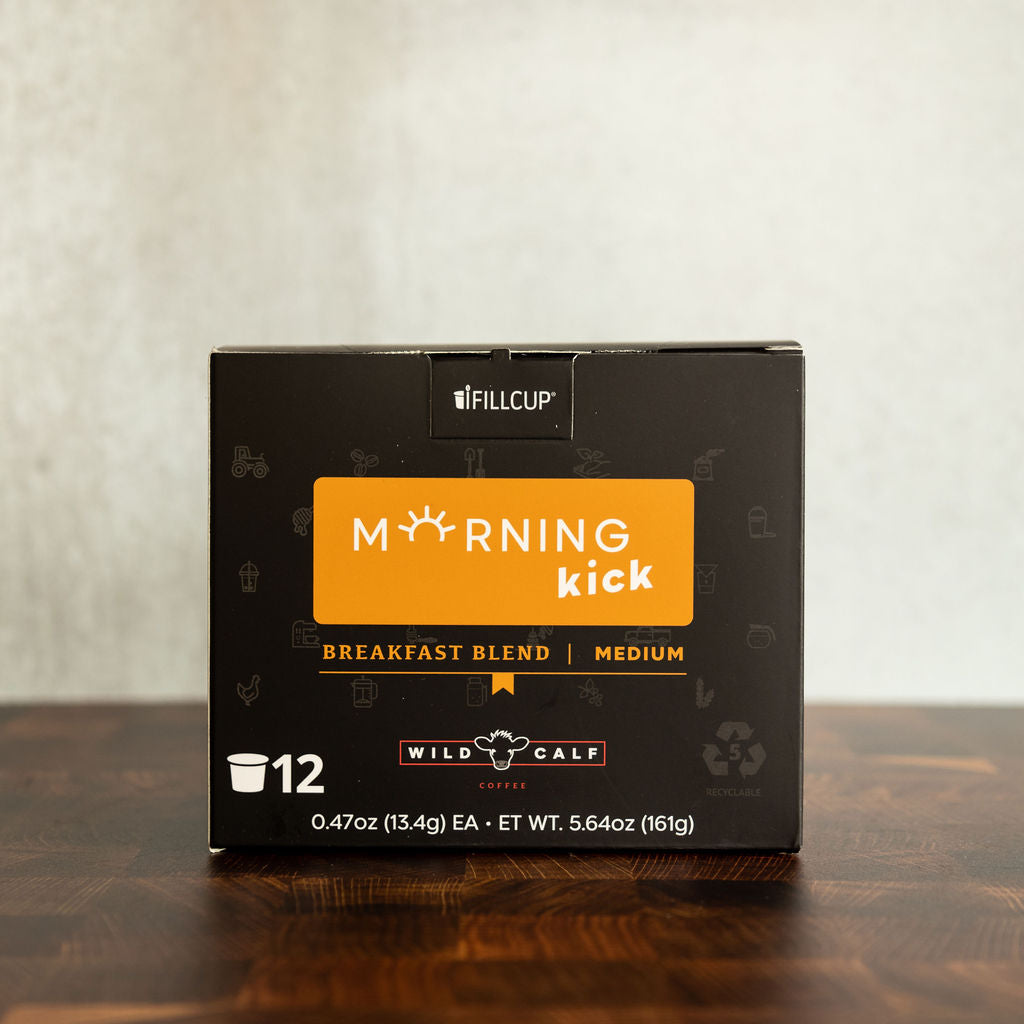 Morning Kick Single-Serve Pods — Light-Medium Breakfast Blend