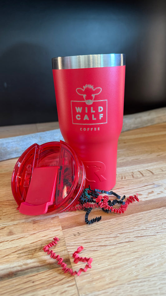 Wild Calf 20oz Red Tumbler