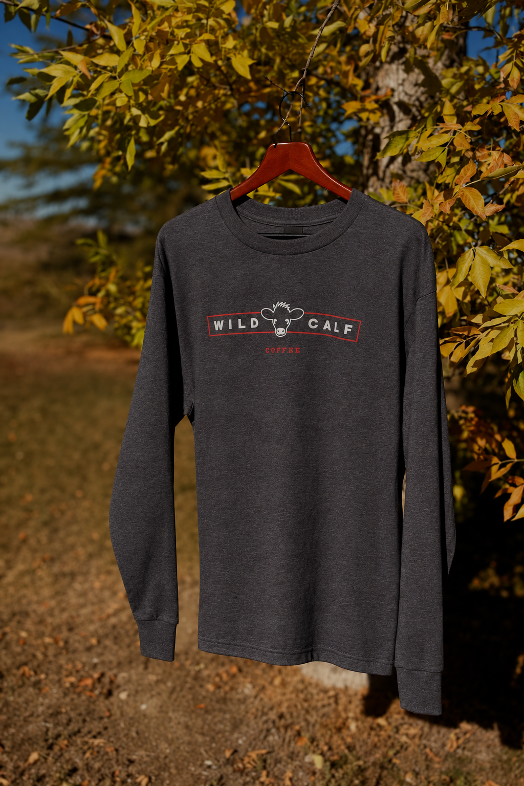 Charcoal Gray Long-Sleeve Shirt